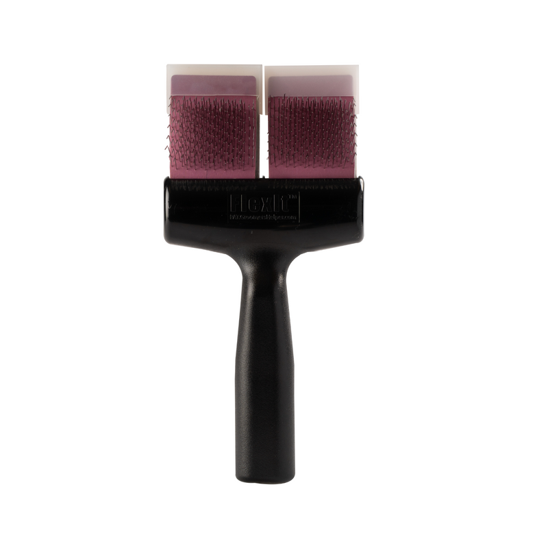 FlexIt Purple Firm Flex Finishing Brush - Double Width