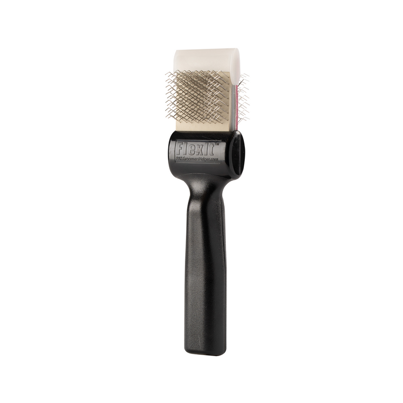 FlexIt Purple/Silver Firm Flex Finishing-Undercoating Combo Brush - Single Width