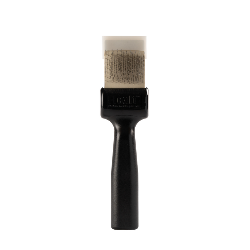 FlexIt Silver Firm Undercoating Brush - Single Width