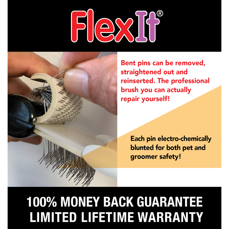 FlexIt Gold Soft Flex Undercoating Brush - Double Width