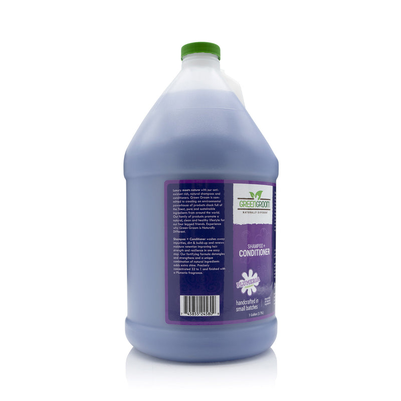 Green Groom Dog Shampoo + Conditioner - 3.79L/1 Gallon
