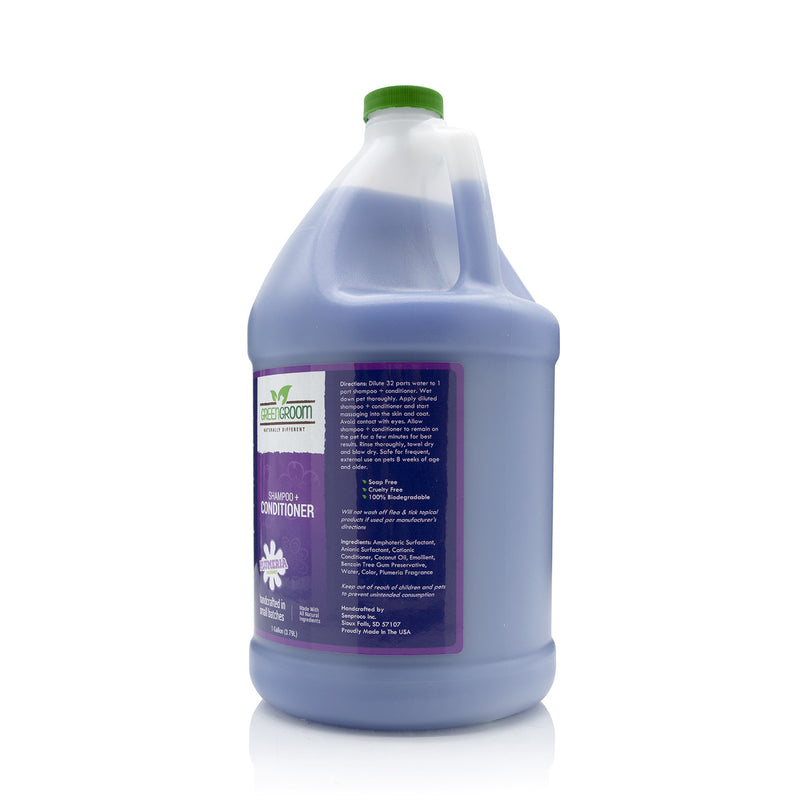 Green Groom Dog Shampoo + Conditioner - 3.79L/1 Gallon