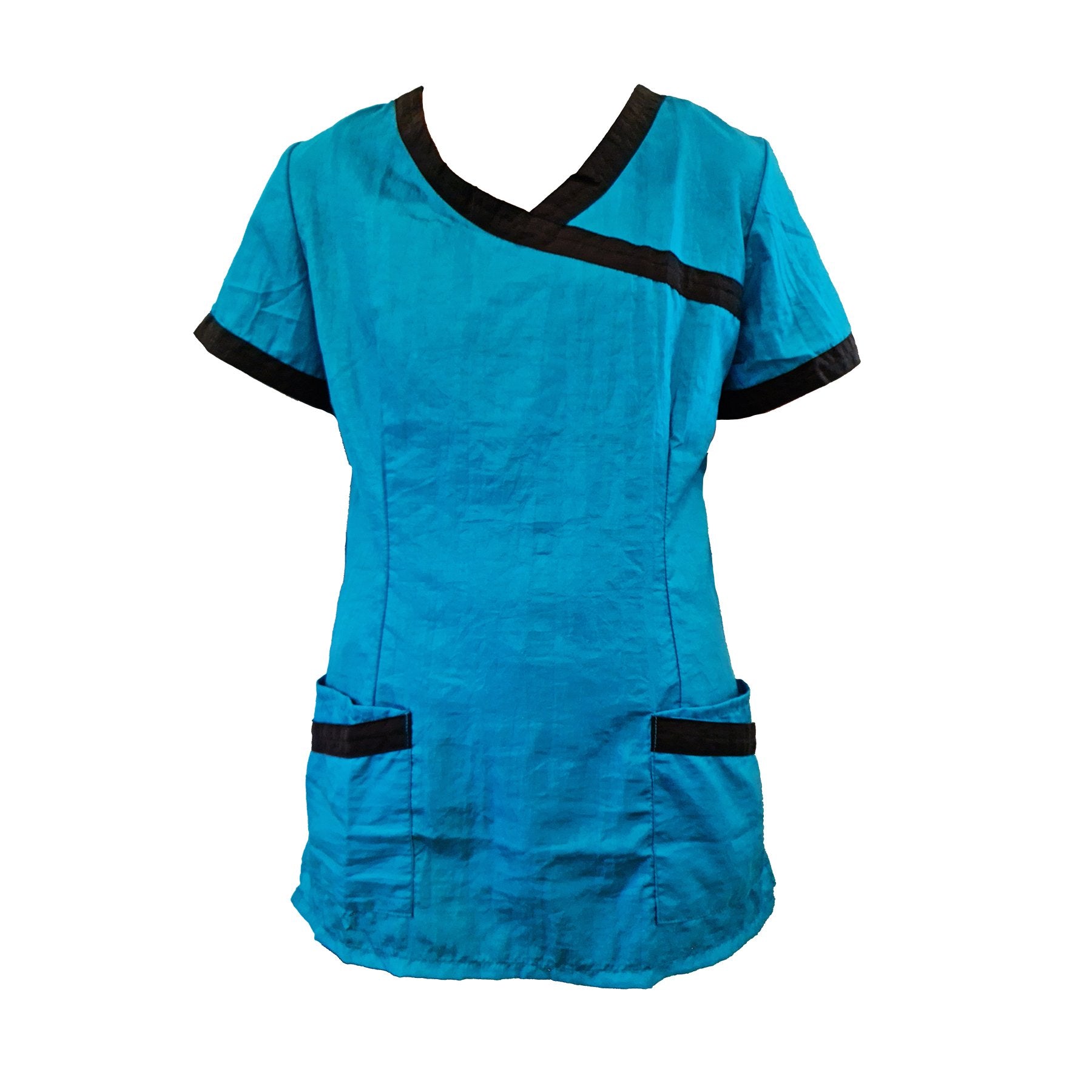 EZ Care Crossover Top Teal Black The Hounds Coat