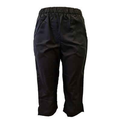 EZ Care Capri Pants w/Elastic Waist - Black