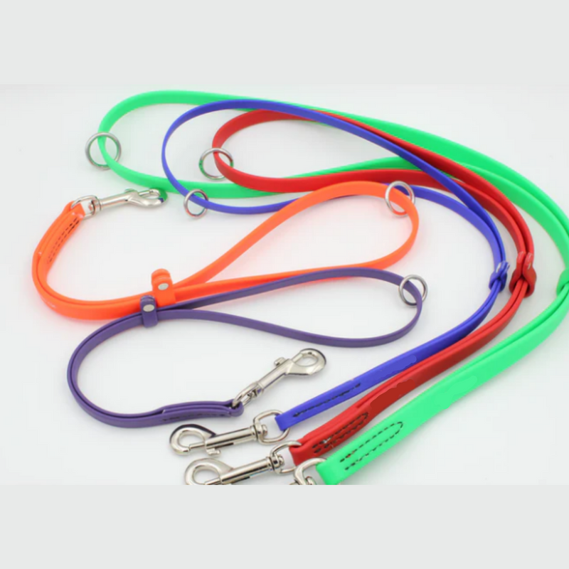 The Original BioThane Grooming Loop (With Ring) - 3/8" x 18" - Choose from 3 Fabulous Colours!
