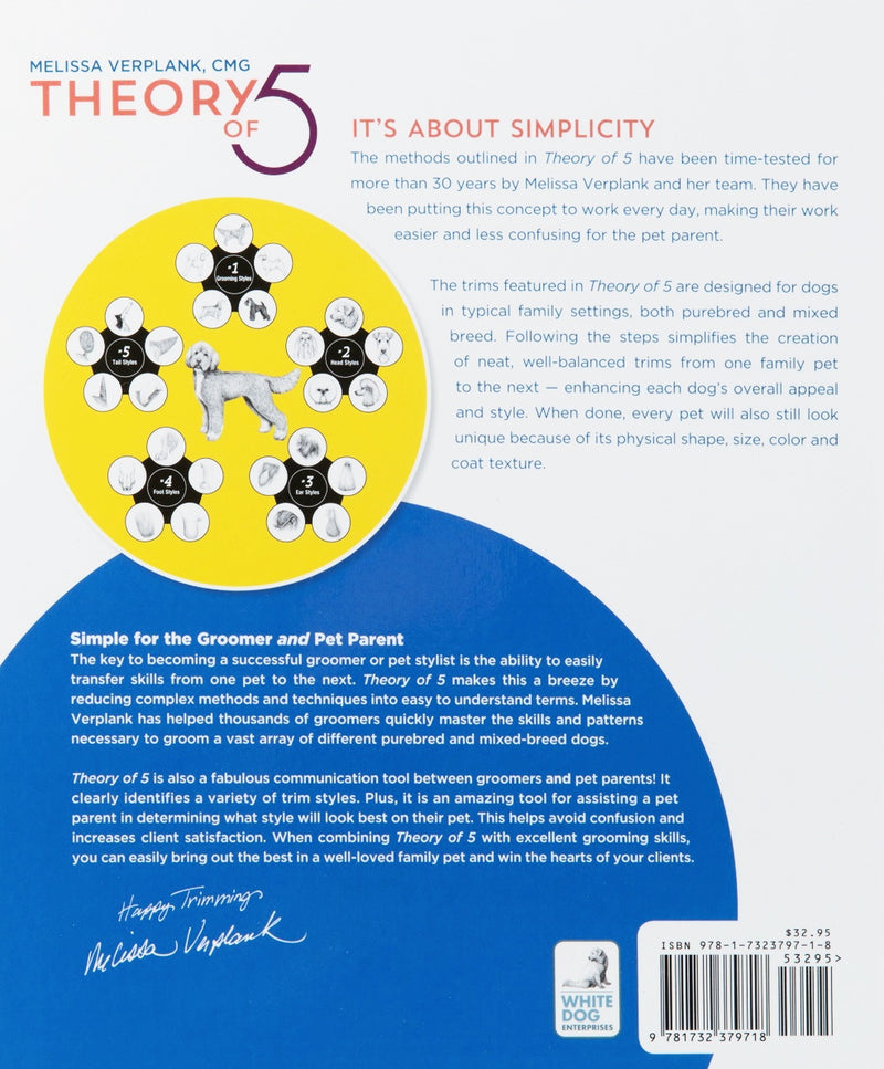 Theory of 5 Grooming Book 2nd Edition By Melissa Verplank