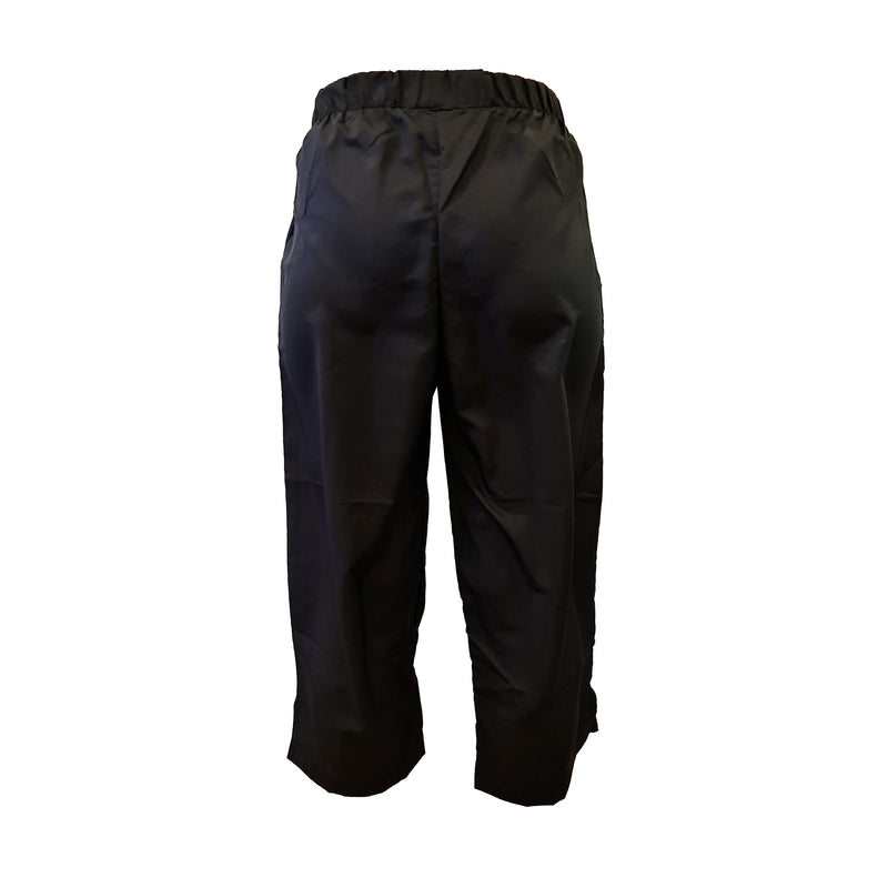 EZ Care Capri Pants w/Elastic Waist - Black