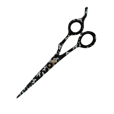 Royal Edge 7.5" Camo Design Straight Scissor